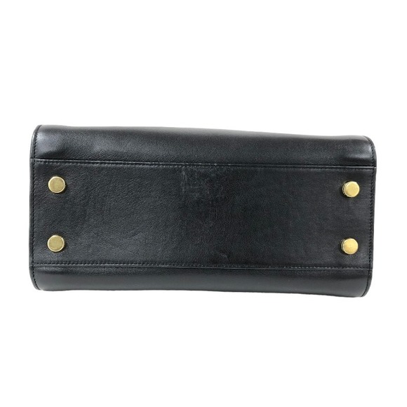 Saint Laurent Cabas Leather Handbag Black - Picture 4 of 10